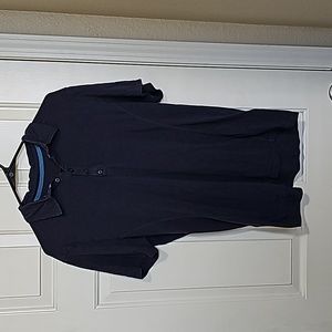 HYLETE Medium Navy Blue Polo